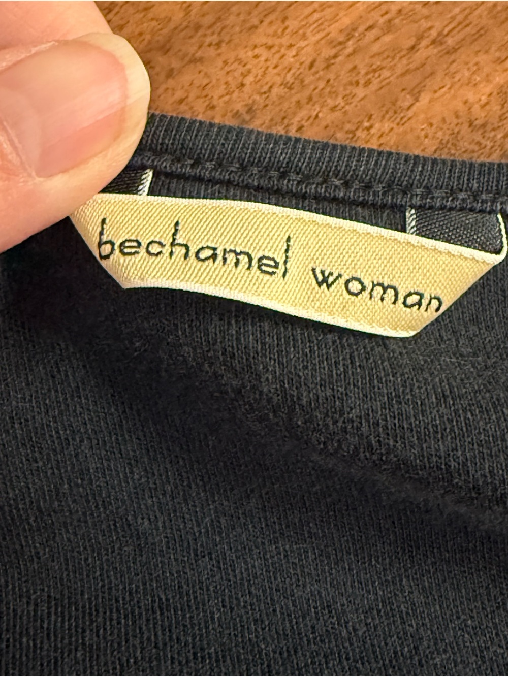 Bechamel Woman 3X Black Embroidered Graphic Art Tunic Cotton Boho Top - Picture 6 of 9